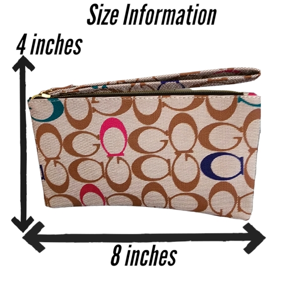 Women's Spacious Multicolor Wristlet Wallet. - Picture 6 of 11